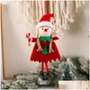 Julekorationer 2023 Ny gr￤ns￶verskridande s￶t Fairy Doll Tree Decoration Pendant Accessories Drop Delivery Home Garden Festive Par DH1V4