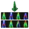 Weihnachtsdekorationen, DIY, bunt, einfach herzustellen, LED-Lichterbaum mit Musik, elektronisches Lernkit-Modul