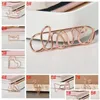 Filing Supplies Rose Gold Crown Flamingo Paper Clips Creative Metal Bookmark Memo Planner School Office Stationery Tqq Drop Delivery Dhmou