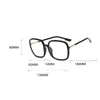 Óculos de sol Frames designer de moda de grandes dimensões de vidro quadrado verde clear espetáculos fashionn vintage homens homens óculos ópticos