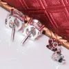 Ohrstecker aus echtem 925er-Sterlingsilber, klassisch, 5–8 mm, runde Diamant-Ohrringe für Frauen, Hochzeitsschmuck, weiblich