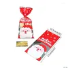 Juldekorationer Merry Candy Bag med Twisted Ties Set Party Favor Accessory for Kids Garten Gift Supplies Drop Delivery Home G DHBQ4