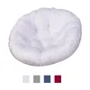 Oreiller 24x24 pouces Coussins de chaise de siège de patio amovibles pour panier suspendu de bureau Hamac extérieur intérieur