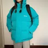 女性のトレンチコート冬の服女性温かい濃厚なファッションフード付きパーカーパープルコットンパッドドレディダウンジャケット韓国のエレガントジッパーY2K