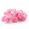 Flores decorativas grinaldas de simula￧￣o LED FOAM ROSE LUZES DE ROSA ROSA E ROSES BRANCAS MODELOS DE BATERIA SOLAR MODELOS DE CASEMA VALENTI DHA2J
