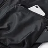 Men's Jackets Men Hip Hp Cargo Techwear Bomber Multi Pockets Black Military Varsity Outwear Coats Solid Color Patchwork