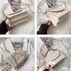 Borse da sera Fashion Girl Cute Handbag Piccolo regalo 2023 Versione coreana Catene Borsa a tracolla da donna Cross Body da donna Blu