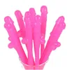 Engångskoppar sugrör 10st/partier Bachelorette Party Sts Plast Novelty Drink St For Night Bar Drop Delivery Home Garden Kitchen DHVMD