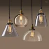 Hängslampor iwhd glasstil loft industriell ljus matsal edison retro vintage lampa amerikansk hanglamphem inomhusbelysning