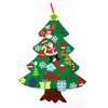 Christmas Decorations DIY Felt Tree For Kids With Glitter Ornaments Xmas Gifts Door Wall Hanging