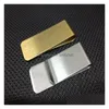 Money Clips Fashion Simple Metal Moneys Clip Man Clamps Holders Slim Wallet Clamp Card Holder Credit Drop Delivery Jewelry Dhm9U