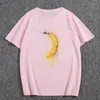 Heren t shirts zomer mannelijke t -shirt katoenen korte mouw bananen print mode casual grafische streetwear mannen reguliere dagelijkse tee top