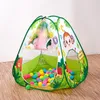 لعبة Toy Tents 3in1 قابلة للطي خيمة خيمة محمولة للأطفال Playpen Ball Pool Pit Child Tipi Tents Tunnel Tunnel Indoor Playhouse POPT TEEPEE 230111