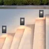 Lampade da parete per esterni Thrisdar 2W Lampada da esterno per interni Impermeabile LED Step Light Garden Pathway Yard Scale Incasso Patio Corridoio Footlight