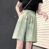 女性のショーツプラスサイズ4xl Mujerスカート夏の女性ラウンジリラックスフィットフェミニノハラジュクカジュアルエレガントハーフ