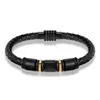 Link Armbänder 2023 Modeschmuck Männer Leder Edelstahl Männlichen Retro Armband Frauen Persönlichkeit Geschenk Homens Pulseira