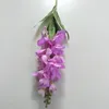 장식용 꽃 3pcs 시뮬레이션 히아신스 델파이 니움 인공 꽃 가정 거실 웨딩 벽 PO Props 가짜 식물
