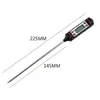 Thermometers Stainless Steel Bbq Meat Thermometer Kitchen Digital Cooking Food Probe Hangable Electronic Barbecue Household Temperat Dhy3I