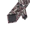 Bow Binds SN-1630 Hi-Tie verkauft braune Blumenhalle Krawatte Set hochwertige Gravatas Pocket Square Manschettenknöpfe für Männer Business Party