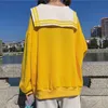 Hoodies نساء من النوع الثقيل harajuku لطيف هوديي النساء لوليتا كاواي دب طباعة من النوع الثقيل الفتيات في سن المراهقة يجلد بحار جيك.