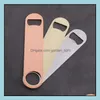 ￖppnar Creative Allsteel Fancy Bottle Opener Straight American Style Beer Home Restaurant Common Rostfritt Steel Drop Delivery Gard DHXYW