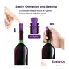 أدوات البار Sile Wine Bottle Stopper Proof Beer Champagne Cap Excalsions Coor Cork Plugs Lids Bars Bars Drop Drop