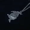 Collane con ciondolo 5 pezzi Odin Crow Myth Huginn e Muninn collana pirata regalo