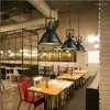 Lâmpadas pendentes LOFT Industrial Style Hanging Light Retro Creative Personality Bar Restaurant Whtoned Iron Metal Lobos Classic Room Decoração