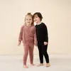 Giyim Setleri 2023 Güz Kış Velor Aile Eşleştirme Seti Elbise ve Romper Giysileri 230111