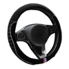 Steering Wheel Covers Crystal Super Soft Three-Dimensional Plush Car Cover For 37-38CM/14.5-15"Anti-slip Auto Steering-Wheel Carpet