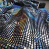 Fabric and Sewing Iridescent Square Sequins Laser Rainbow DIY Patches Party Props Cosplay Decor Metallic Dress Clothes Designer 230111