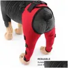 Dog Apparel Brace Protector Les￣o articular REERY Protetive ER Knee Pad Suporte Acess￳rios para animais de estima￧￣o Droga Drop Drop Drop G DHSJV