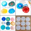 Moldes para hornear Ágata Sile Mold Resina epoxi Big Irregar Cup Tray Coaster Jewelry Molde Sila Making Craft Mods Mod Drop Delivery Home G Ot0Re