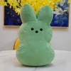 Party Favor 38cm 15cm Peeps Plush Bunny Rabbit Peep Easter Toys Simulation fylld Animal Doll för barn barn mjuk kudde gåvor flicka leksak A0119