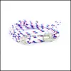 Braccialetti con ciondoli Bracciale con gioielli Infinity per uomo Amo da pesca Nuovo all'ingrosso Corda avvolgente Drop Delivery Dh75M