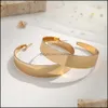 Hoop Huggie Minimalist Gold Metal Stor Circle Geometric Round C Shape Earrings For Women Girls Jewel Gifts Drop Delivery DHI4T