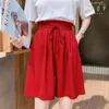 女性のショーツプラスサイズ4xl Mujerスカート夏の女性ラウンジリラックスフィットフェミニノハラジュクカジュアルエレガントハーフ