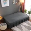 Tampa de cadeira Sofá dobrável a cama de sofá -cama de 3 lugares sem apoio de braço para sala de estar sofá universal