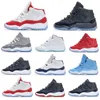 Bred 11S Kids Basketball Shoes Gym Red Infant & Children XI toddler Gamma Blue Concord 11 trainers boy girl tn sneakers Space Jam Child Kids EUR28-35