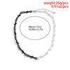 Choker GSOLD Barbed Wire Chain Gothic Necklace For Women Men Black White Thorns Safety Grunge Clavicle Hip Hop Jewelry