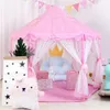 tenda rosa della principessa di gioco