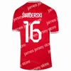 Maillots de football Équipe nationale Pologne Football 15 Maillots Kamil Glik 22-23 Coupe du monde 9 Robert Lewandowski 10 Grzegorz Krychowiak 20 Piotr Zielinski 2 Matty