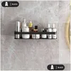 Étagères de salle de bain Ekomoi Punch Shelf Nodrill Coin Shees Douche Organisateur de cuisine Support de rangement Accessoires Set 211112 Drop de Dh5VE