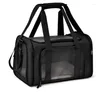 Cat Carriers Backpack Cats Airline goedgekeurde zakken Zijdige raamtransporter zachte drager mesh Pet Draag een kleine zakhond voor