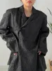 Garnitury damskie Superaen Chinese Button Chulanc Jacquard Office Lady Satin Design Loose Women Blazer