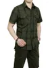 Mäns casual skjortor clearance Sommarskjorta Män Plaid Pure Cotton Loose Military Plus Size M-5XL Chemise Homme