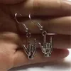 Boucles d'oreilles pendantes Je t'aime langue des signes - ASL Handmade Charm Earring Couples Gift