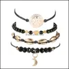 Bedelarmbanden mtilayer armband set shell bracet bohemian kralen drop levering sieraden dhmfv