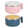 Bowls Lunch Box Tableware Double Layers Hollow Design Noodle Bowl With Lid For Office School Storage Container Bento