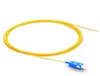 Fiber Optic Equipment 50pcs/lot 1M/1.5M/2MSinglemode Simplex PVC 0.9mm SC/UPC Pigtail